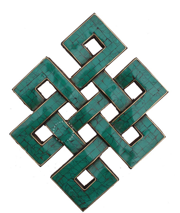 Wood Carving Endless Knot Wall hanging Creativehand Nepal
